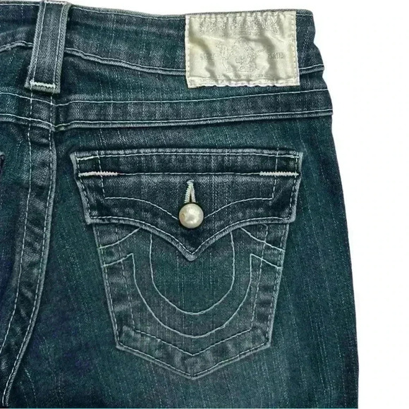 True Religion Y2K Pearl Joey Flare Jeans - Picture 6 of 8